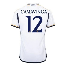 Real Madrid Camavinga 12 Domácí 2023-24 - Fotbalové Dresy (S/S)